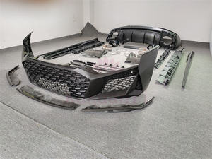 2016-2020 Pour <span class=keywords><strong>Audi</strong></span> <span class=keywords><strong>R8</strong></span> kit carrosserie <span class=keywords><strong>R8</strong></span> mis à jour <span class=keywords><strong>2022</strong></span> nouveau style pare-chocs avant et arrière jupe latérale grille tuyau d'échappement - Product Image 3