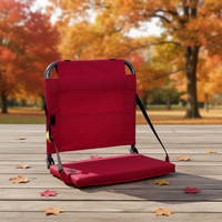 Chaise de camping pliante légère et portable pour extérieur, stade, concert, en tissu Oxford avec structure en fer, anti-salissure, imperméable et confortable pour le parc