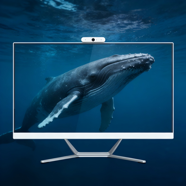 Custom Brand 23.8 Inch LCD 1080P Win10/11 Core I7 14650HX 32GB RAM 1TB SSD Video Editing Business Use All in One PC