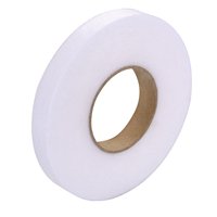 Ruban thermocollant non tissé double face pour doublure de ourlet de vêtement, blanc et noir