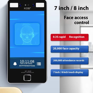 Kob 8 inch độ nét cao màn hình cảm ứng tất cả-trong-một Hệ thống kiểm soát truy cập sinh trắc học năng động nhận dạng khuôn mặt khóa từ - Product Image 1