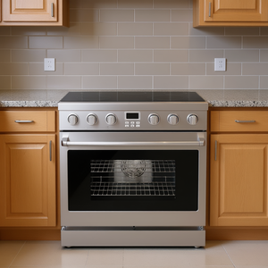 Horno Eléctrico Independiente de 36 Pulgadas, 6.0 Pies Cúbicos, Acero Inoxidable, 5 Quemadores, Pantalla Digital, Control por Botones - Product Image 2