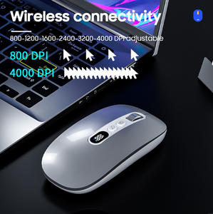 Souris sans fil IA avec logo personnalisé, saisie vocale, génération de présentations PPT, traduction en temps réel, ergonomique, rechargeable Type-C pour le bureau et l'école - Product Image 4