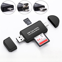 Lector de Tarjetas Tipo-C USB 3.0 Multifuncional de Fábrica con Molde Privado - Compatible con Teléfonos OTG