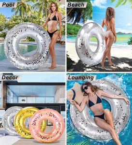 Piscina gonfiabile tubo galleggiante Confetti Premium anello da nuoto resistente in vinile galleggianti piscina galleggiante giocattolo per la spiaggia, parte - Product Image 3