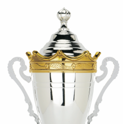 Trophée en alliage métallique argenté et médailles pour le prix du sport, fabricant chinois <span class=keywords><strong>moins</strong></span> <span class=keywords><strong>cher</strong></span> - Product Image 2
