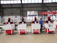 Semi-cerrado pesado de estructura de acero de molde de metal cnc router 3 ejes de la máquina de fresado cnc CA-4040 CA-6060