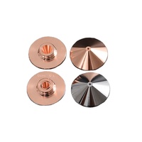 Nosel Pemotong Laser Diameter 28mm*15mm Lapisan Tunggal atau Ganda Berlapis Krom untuk Mesin Pemotong Laser, Suku Cadang Peralatan Laser