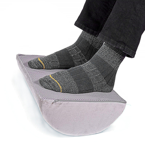 Half Moon Ergonomic <span class=keywords><strong>Footrest</strong></span> Bolster Memory Foam Foot Nâng Gối Đệm Dưới Ghế Với Phần Còn Lại Chân - Product Image 5