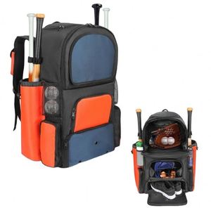 Sac à dos de voyage grande capacité avec compartiment à chaussures, sac à dos de baseball, sac de baseball, fabriqué en usine BSCI - Product Image 1