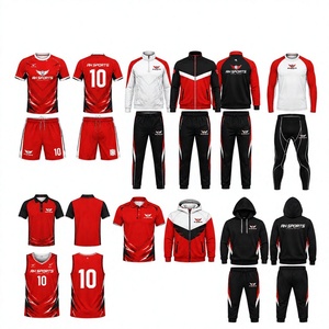 ชุดยูนิฟอร์มทีมแบบซับลิเมชั่นสั่งทำพิเศษ เสื้อกีฬา กางเกงวอร์ม ชุดฝึกซ้อม ชุดฟุตบอล ชุดบาสเก็ตบอล ผลิตชุดทีม - Product Image 1
