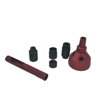 Accessoires d'usinage de tournage CNC en métal anodisé personnalisé de haute précision petite taille 6061 6063 pièces de tour CNC en aluminium