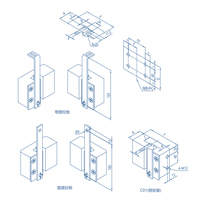 Dispositif de sécurité progressif instantané double type en acier pour ascenseur, pince de sécurité compatible avec les ascenseurs d'hôtels et de villas, garantie 1 an
