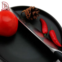 Ensemble de couteaux de chef Couteaux de cuisine de chef en acier inoxydable avec support magnétique en bloc de bois pour l'organisation de la cuisine