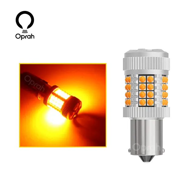 Oprah New Design T20 Socket Turn Signal Bulbs Py21w Led Canbus Bau15s Led T25 3156 3157 Lights Bombillas For Car Drl Para Lamps
