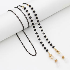 Chaîne de lunettes d'été faite à la main avec fleur de marguerite perlée pour femmes, porte-lunettes avec lanière de lunettes de soleil et sangle de masque - Product Image 5