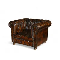 Haute Européenne Tufté Chesterfield Simple Deux Places Canapé Buff En Cuir pour Salon Appartement Centre Commercial Ferme Jambes Pas Cher