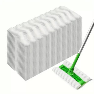 Recharges de tampons électrostatiques jetables non tissés épaissis <span class=keywords><strong>pour</strong></span> balai à poussière, feuilles de dépoussiérage <span class=keywords><strong>pour</strong></span> poils d'animaux, poussière et squames - Product Image 1