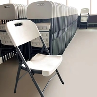 Chaise et table pliantes en plastique de haute qualité, modernes, américaines, portables, pour événements en plein air