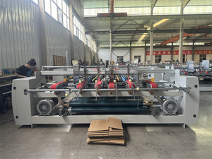 Macchina riempitrice di cartone per doppia cartella di automazione che produce una macchina per scatole ondulate completamente automatica - Product Image 4