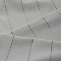 Rideau pare-soleil rétractable sur mesure en jacquard à rayures verticales pour bus de transport urbain et autocars de tourisme