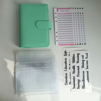 Usine En Gros De Haute Qualité 6 Anneaux Rechargeables Macarons Budget Binder Enveloppes De Trésorerie Budget Portefeuille Planificateur Cahiers