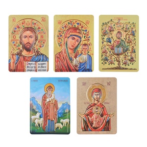 Cadeau <span class=keywords><strong>orthodoxe</strong></span> Souvenir touristique grec <span class=keywords><strong>russe</strong></span> St George icône aimant sainte famille icônes réfrigérateur aimant pas cher Solf 3D aimant - Product Image 1