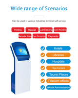 15 17 19 21.5 32 43 pouces imprimante thermique lecteur de code QR écran tactile Terminal sol debout kiosque pour paiement POS
