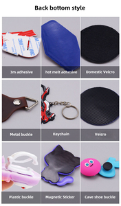 Wholesale Customized Label Embossed PVC Heart-shaped <b>Patch</b> Waterproof <b>Sew</b>-<b>On</b> Iron-<b>On</b> Hook Loop Rubber <b>Patches</b> - Product Image 5