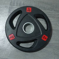 Nouvelle Collection 2026 : Ensemble de Plaques de Poids en Caoutchouc Tri-Grip de Qualité Supérieure, Portables (2,5 kg à 25 kg) pour l'Entraînement – Idéal pour la Compétition