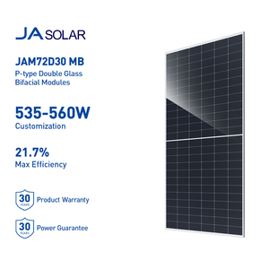 JA Solar JAM72D30 Bifacial <span class=keywords><strong>540W</strong></span> 545W 550W 555W 560W 565W <span class=keywords><strong>Placas</strong></span> <span class=keywords><strong>solares</strong></span> con doble vidrio - Product Image 1