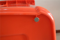 Poubelle en plastique, 1200l, 120L, 240 litres, avec roue