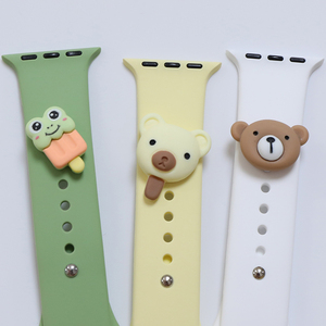Bracelet de montre de créateur, breloques, décoration de clous métalliques, poupées en résine 3D pour Apple <span class=keywords><strong>DW</strong></span> Garmin <span class=keywords><strong>Casio</strong></span> Cartier Omega Watch Strap - Product Image 3