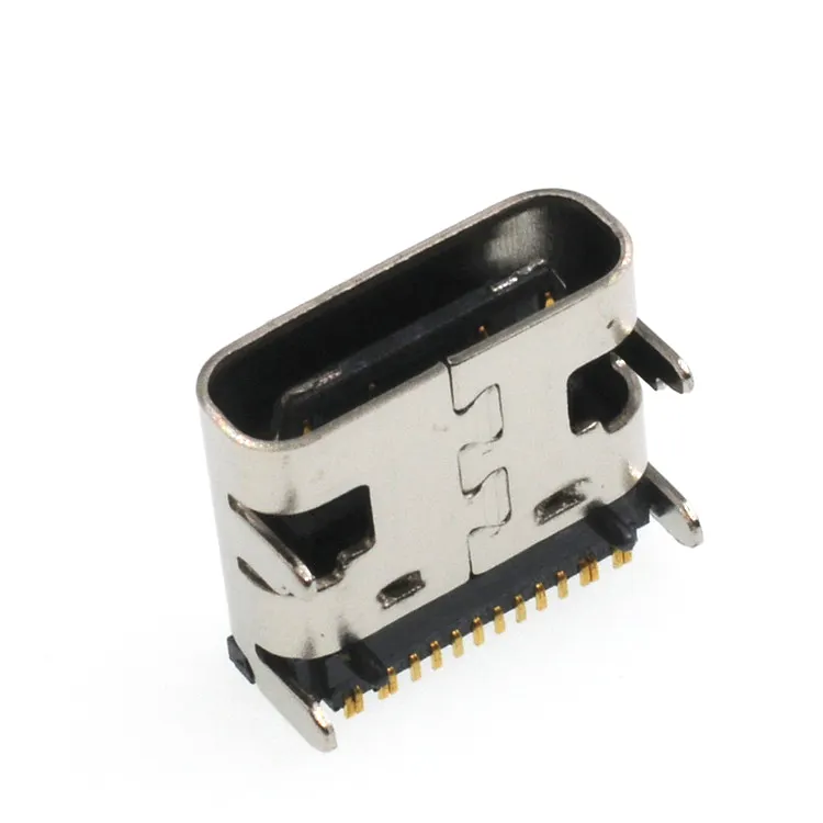 Mini Micro Female Solder A B C Type Upright Dip 90 Degree Plug USB Connector