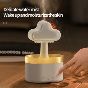 Mini Humidificador Difusor Ultrasónico Eléctrico Inteligente de 500 ml con Aromaterapia, Luces que Cambian de Color y Niebla de Nube de Hongo - Product Image 2