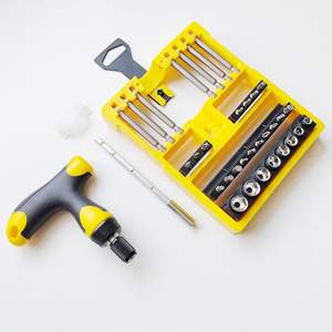 ชุดไขควงแบบด้ามจับรูปตัว T 34 ชิ้น ยี่ห้อ Lixin ระบบเมตริก ผิวขัดเงา สำหรับใช้ในบ้าน - Product Image 5