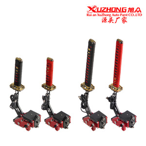 Volant de course USB filaire pour simulateur de jeu de drift, poignée carrée linéaire Katana pour PC, noir et rouge, en acier - Product Image 5