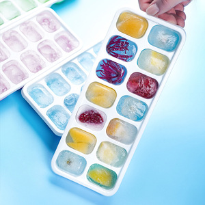 Soft Rubber Ice Cube Mold 1L Easy Release Household Ice Tray For Making Creative Ice Balls And Jelly In Refrigerator - Product Image 2
