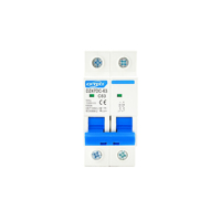 Disjoncteur miniature AC de haute qualité DZ47-63 400A 16A 32A 63A AC MCB Cuivre 380V/400V Circuit électrique 1P 2P 3P 4P 50/60