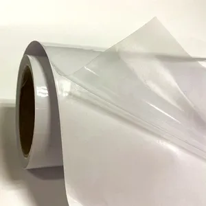 hot sale Transparent Solvent Adhesive PVC Vinyl for Advertising Equipment Poster Materials