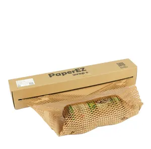 Emballage cadeau non couché biodégradable en papier nid d'abeille kraft respectueux de l'environnement Industries chimiques Fabrication de pâte de bois