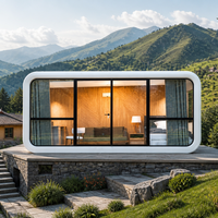 Maison préfabriquée en conteneur Apple Cabin, maison modulaire en conteneur, maison en conteneur de 20 pieds, maison en acier portable pour la vie familiale moderne