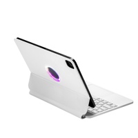 Housse de clavier intégrée élégante blanche pour iPad P109 Pro P129 Pro, étui portable fin pour les études et le travail de bureau