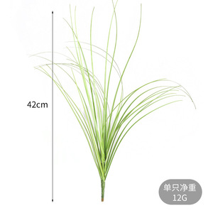 Plantes artificielles à prix <span class=keywords><strong>d</strong></span>'usine, herbe verte <span class=keywords><strong>d</strong></span>'automne, roseau en plastique, jonc, herbe <span class=keywords><strong>d</strong></span>'<span class=keywords><strong>oignon</strong></span> pour la <span class=keywords><strong>d</strong></span>écoration intérieure - Product Image 4