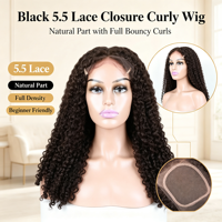 Perruque bouclée profonde 5x5 avec fermeture en dentelle transparente, cheveux humains vierges, perruques en dentelle durables, vente en gros pour femmes noires, distributeurs de cheveux
