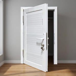 ประตูบานเปิด UPVC รุ่นโมเดิร์น Hoffen ขนาด 81x205 สำหรับที่อยู่อาศัยและเชิงพาณิชย์ กันเสียง กันน้ำ เหมาะสำหรับโรงพยาบาล ภายนอกอาคาร ประเทศไทย - Product Image 3