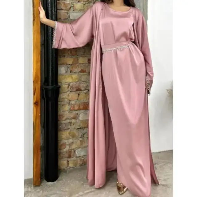Best Quality Women Abaya Wholesale Button Closure Side Pocket Best Selling High Quality Women Abaya Reasonable Price Women