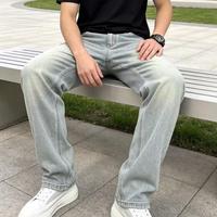 Jean en denim coupe slim, taille mi-haute, léger, jambe droite, pour usage quotidien, personnalisable