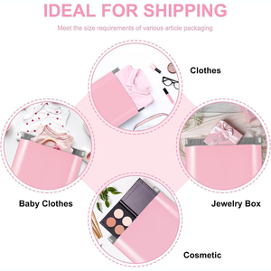 Bolsas de Envío y Embalaje Resistentes con Adhesivo Fuerte, Personalizadas al por Mayor, 28x42cm, 100 Unidades, Blancas, 0.5 Mil de Grosor, con Grabado/Relieve, Marca GTU - Product Image 5