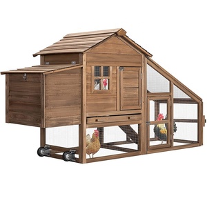 Price List For Outdoor Pet House Chicken Nesting Box Bunny Rabbit Hutch Large Wooden Hen Cage Chicken Coop Houses